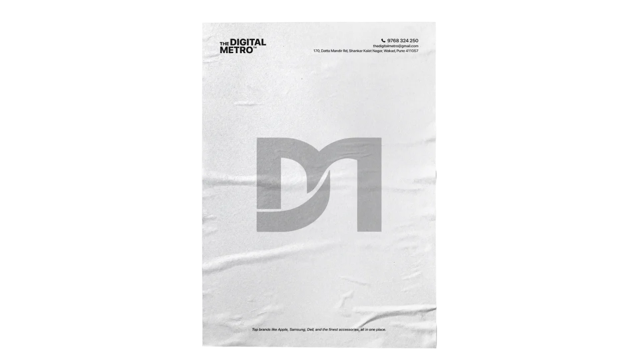 Digital Metro Pune Letterhead